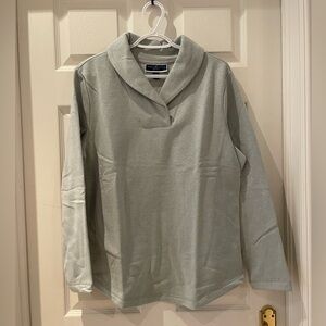 Sage Green V-neck sweater